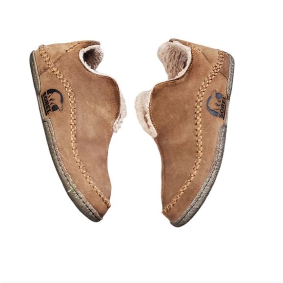 Sorel Men's Tan Suede Loafer Slippers - Picture 1 of 7